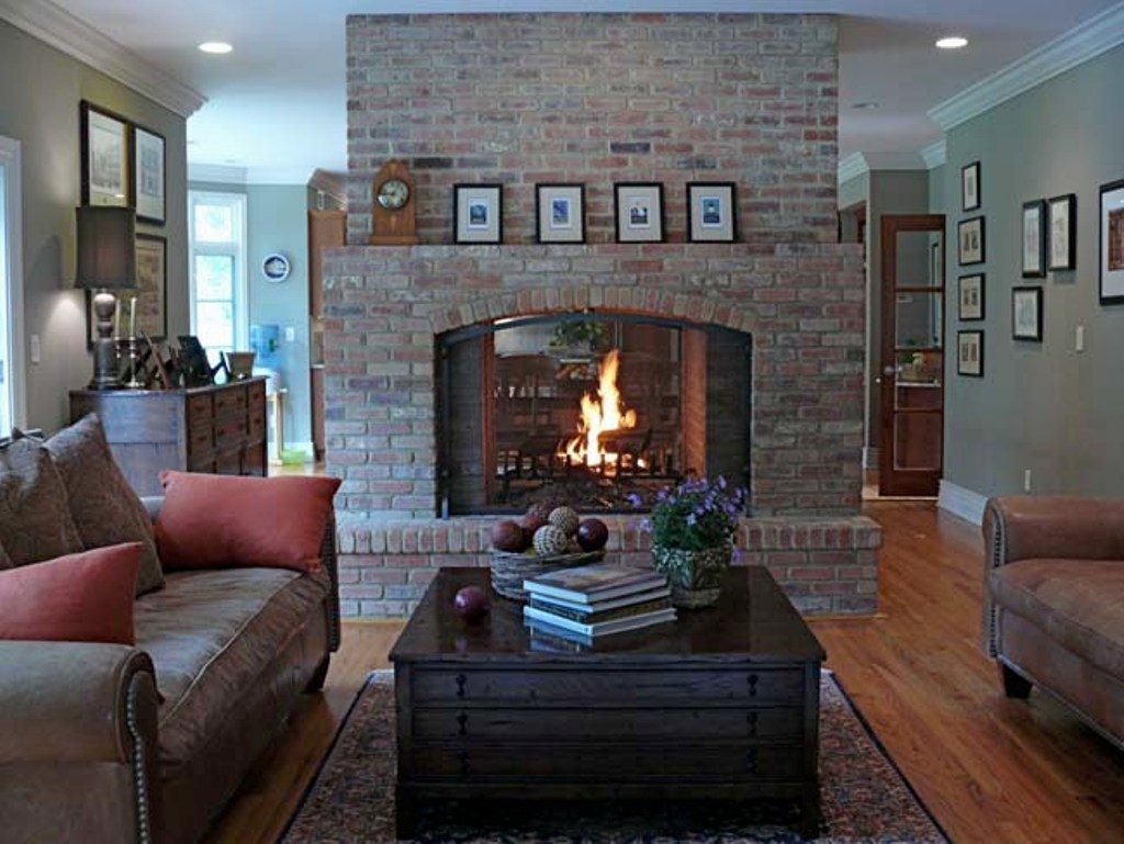 20 Beautiful Brick Fireplace Ideas To Keep You Warm