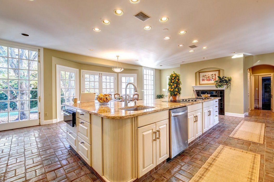 20 Kitchen Designs With Brick Flooring