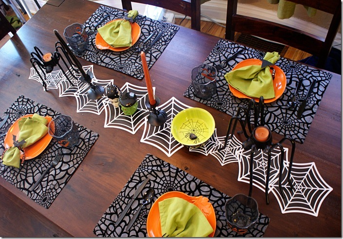 fun halloween table decor