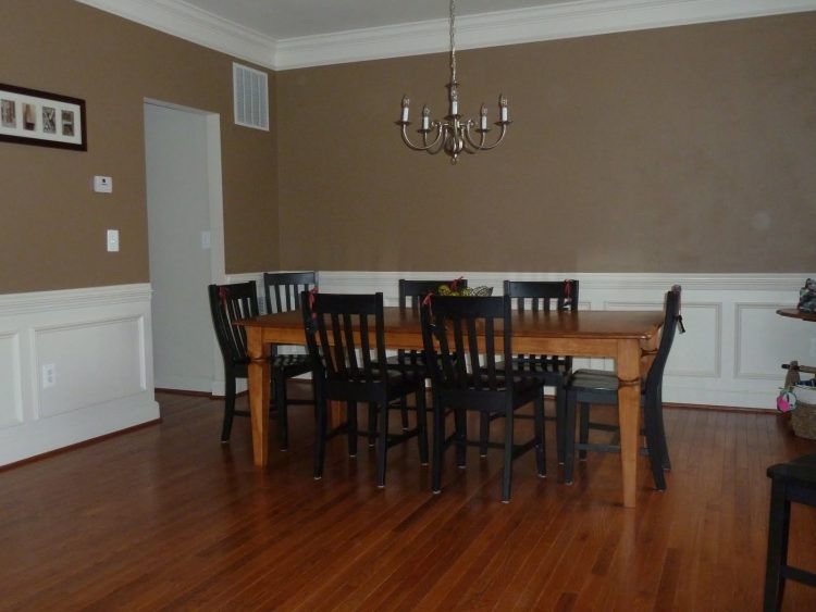 dining-room-with-brown-walls