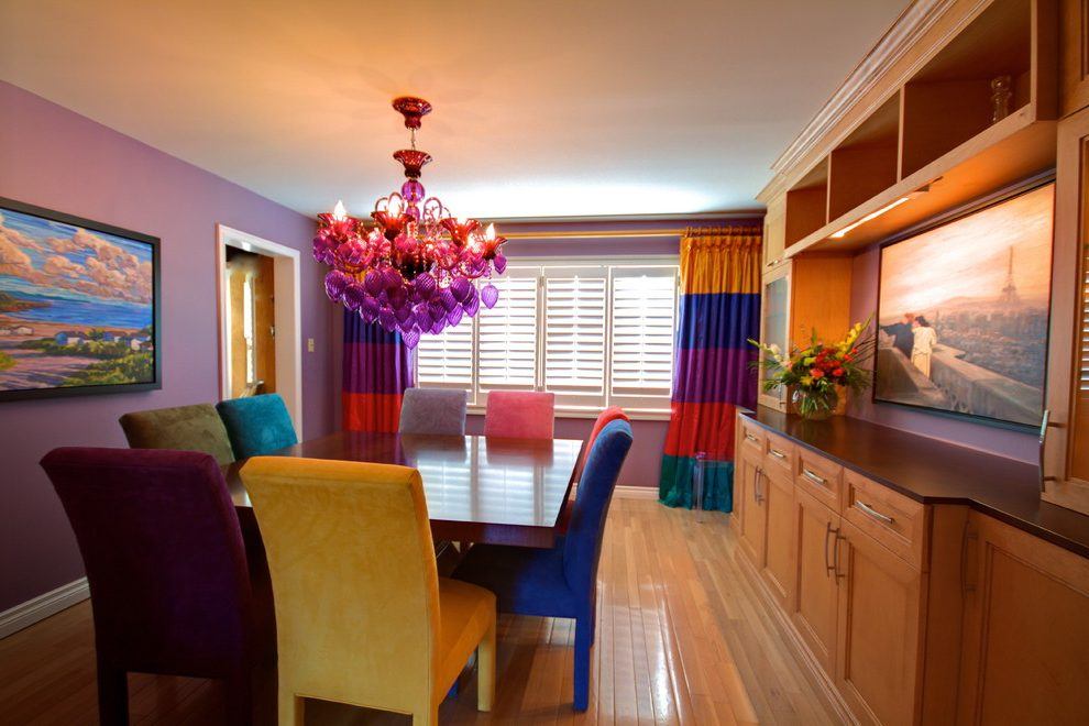 10 Beautiful Dining Rooms with Purple Walls
