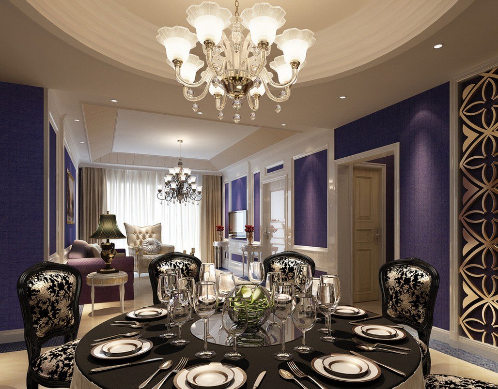 10 Beautiful Dining Rooms with Purple Walls