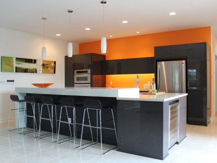 fresh-orange-accent-colors-for-kitchen-walls