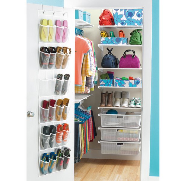 DIY closet organization idea for small closet