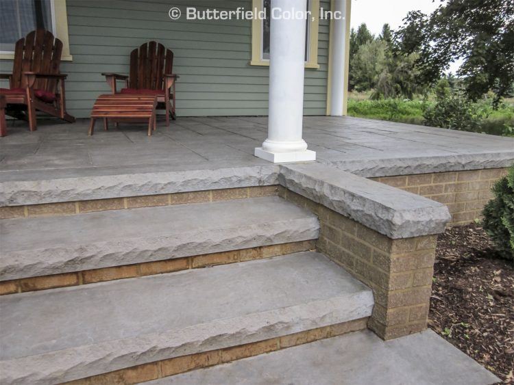 beautiful country stone porch