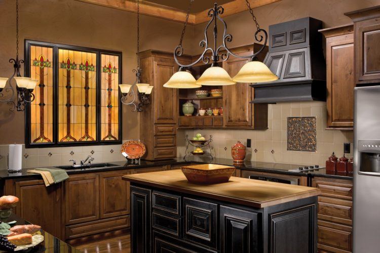 rustic kitchen light fixtures