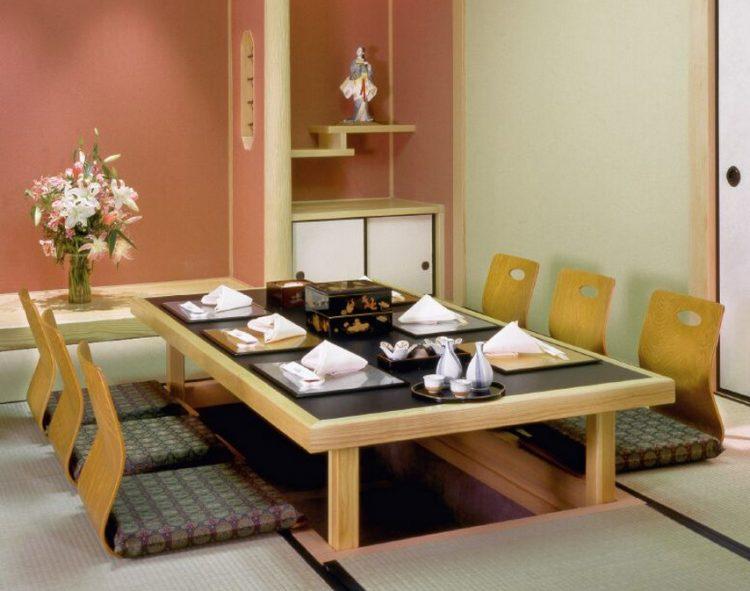 low japanese dining room table