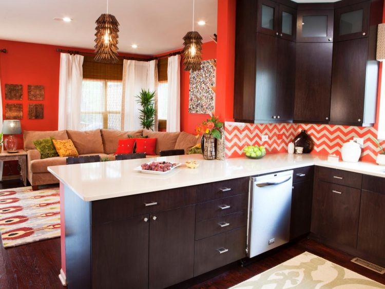 orange-living-room-kitchen