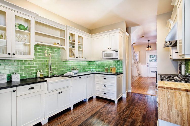 Rustic Green Kitchen 750x500 