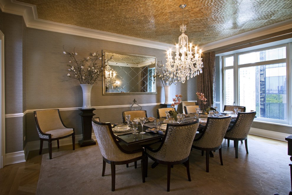 10 Beautiful Dining Rooms with Brown Walls