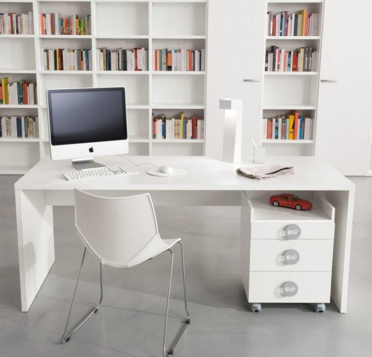 simple desk for library