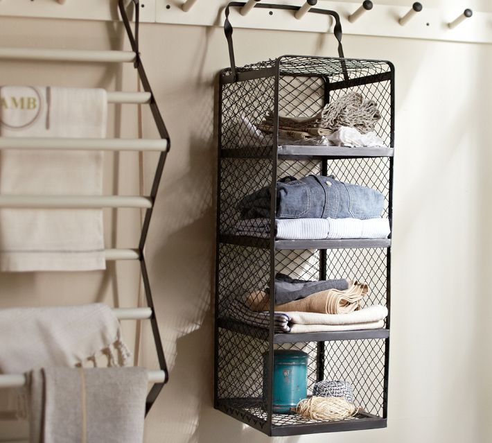 crate style hanging shelf