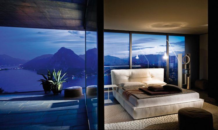 awesome bedroom with beautiful view