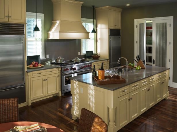 light yellow kitchen cabinets