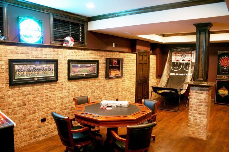 billiards style garage game room