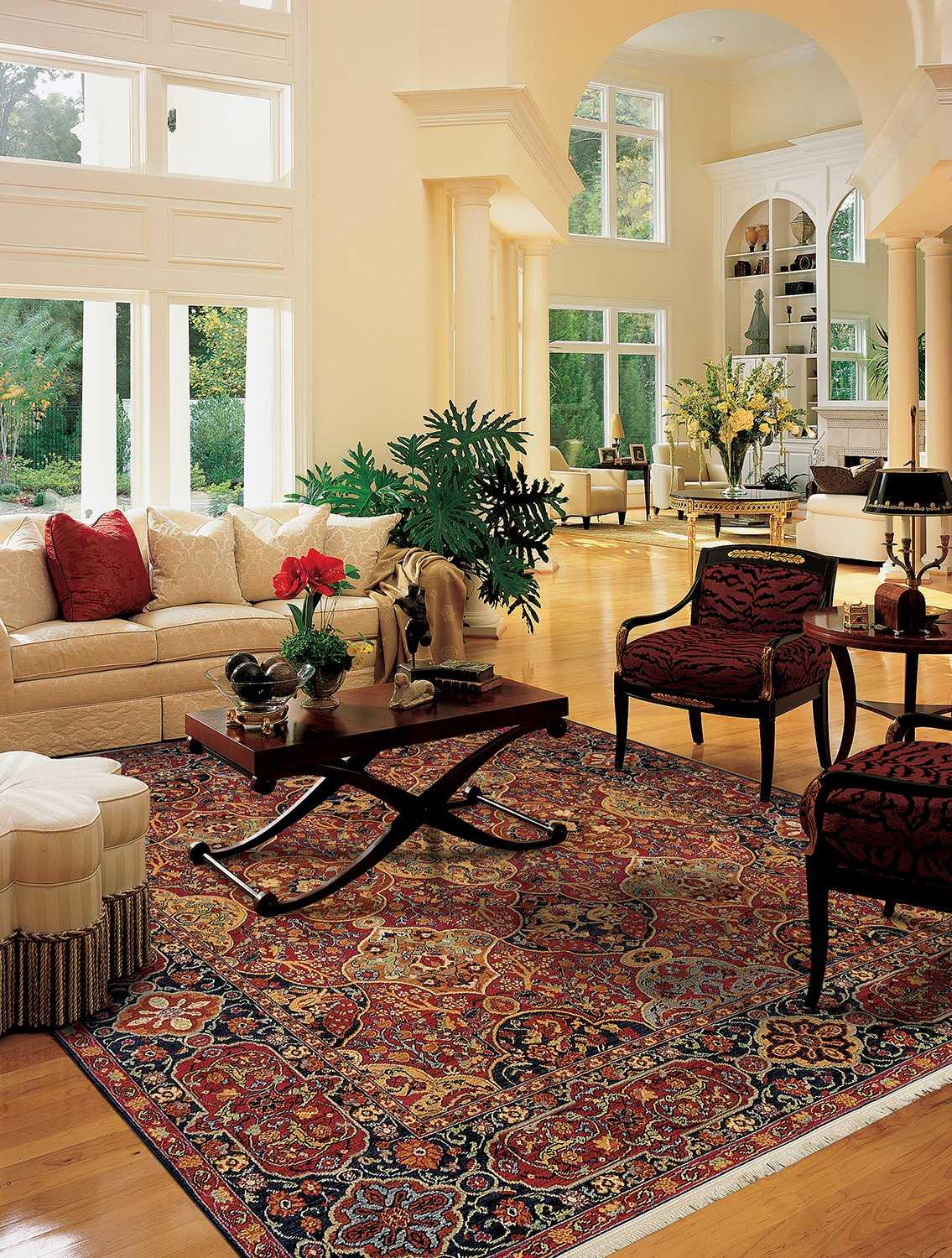10 Beautiful Living Rooms with Karastan Rugs