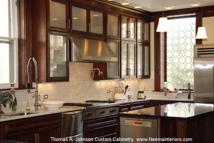 contemporary mahogany kitchen cabinets