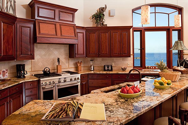 kitchen with mediterranean theme