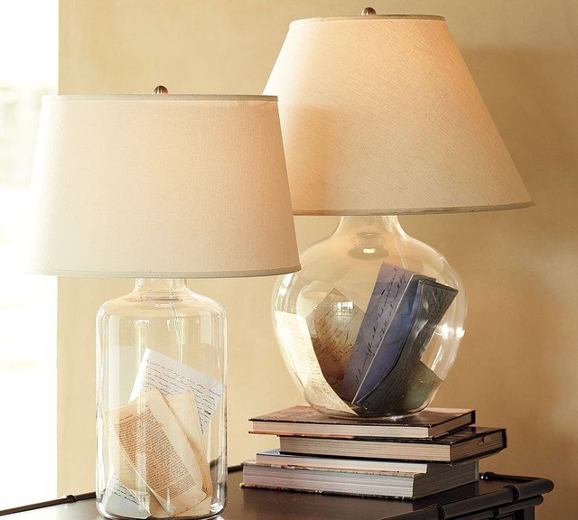 modern lamps with envelope in base a