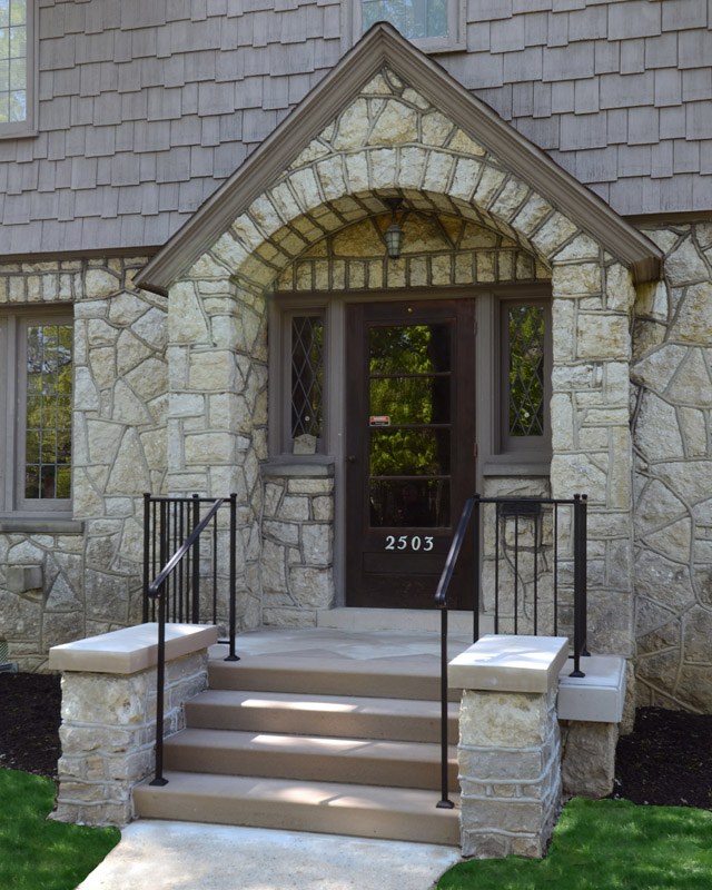 natural stone porch