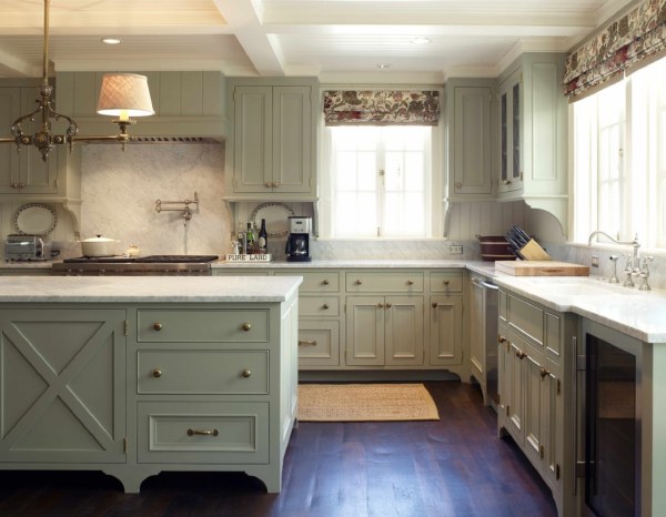 beautiful kitchen with hardwood flooring