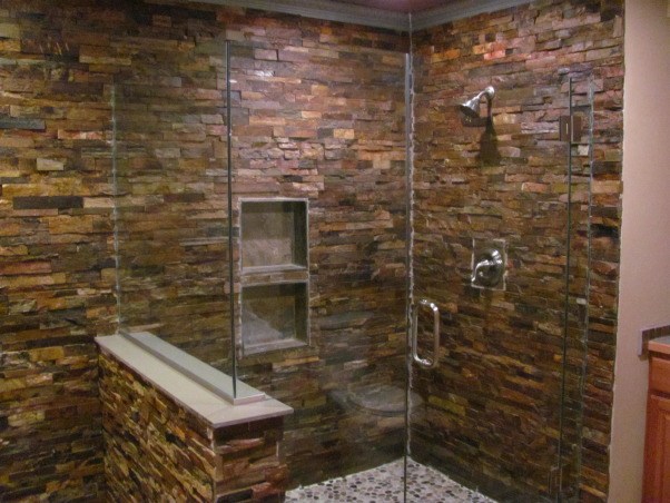 beautiful modern shower