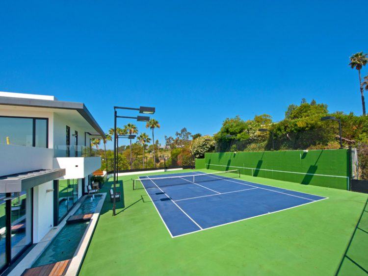 amazing home in bel air with tennis court