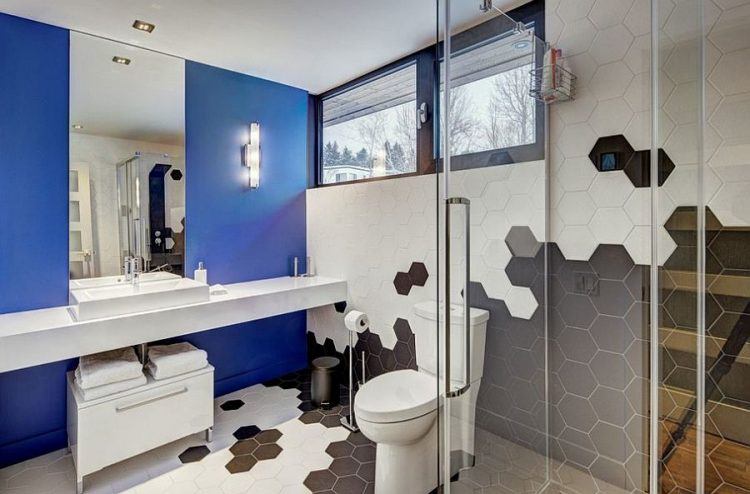 exquisite-bathroom-with-a-splash-of-blue-and-hexagonal-tiles