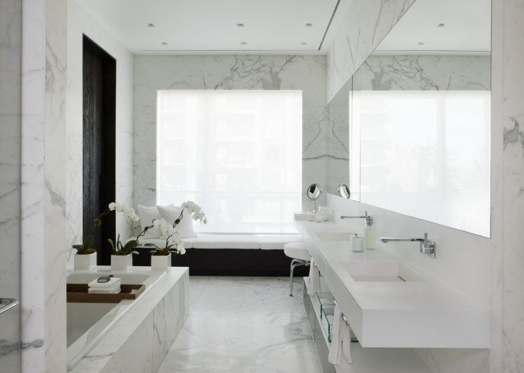 White Marble Bathroom Contemporary Bathroom Ideas But Decor intended for White Marble Bathroom Ideas