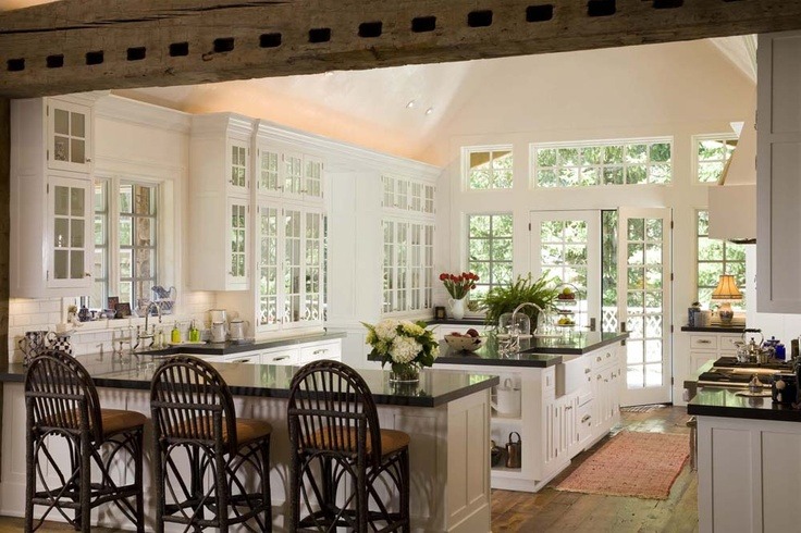 beautiful kitchen with lots of windows