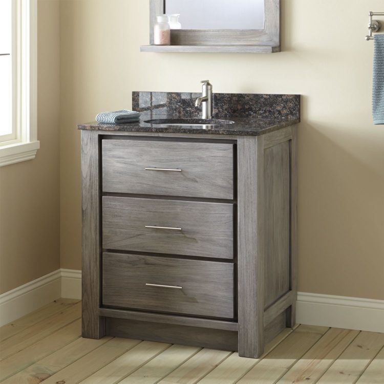 rustic bathroom vanity