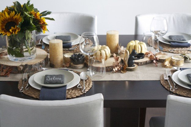 modern thanksgiving table decor