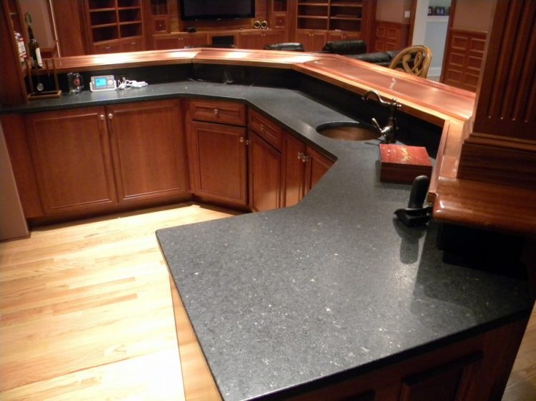 amazing black kitchen countertop