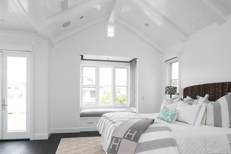 bedroom with window seat reading nook