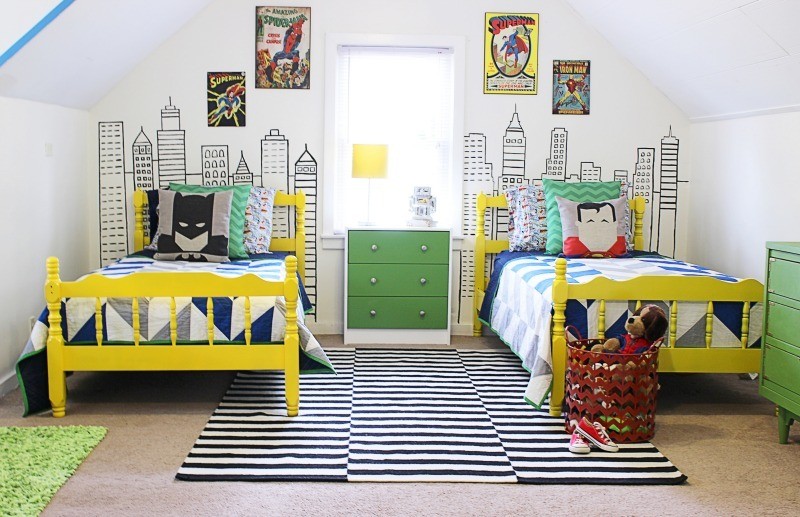 20 of The Most Awesome Superhero Themed Bedrooms