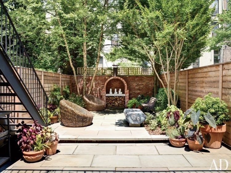 backyard makeover with relaxation area