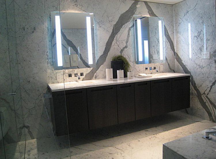 bathroom with oversized vanity