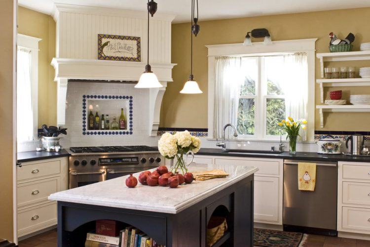 marble-kitchen-traditional-with-beadboard-cafe-curtains-corner