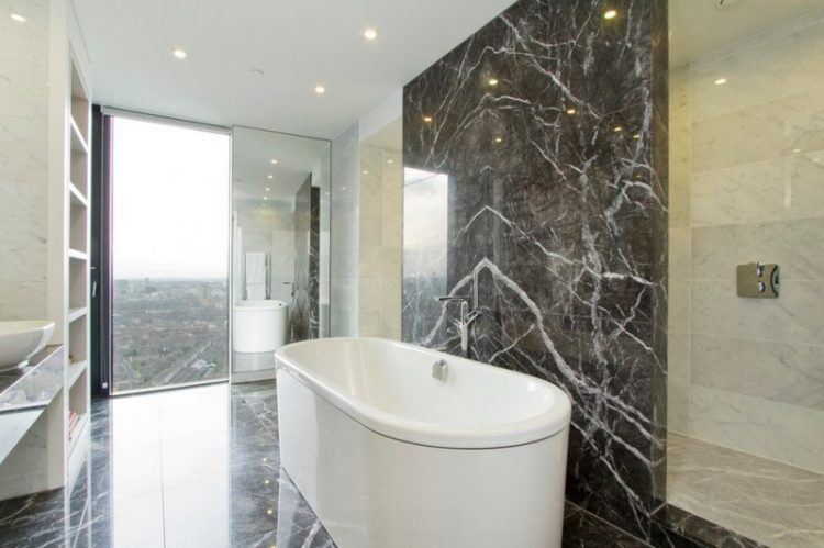 beautiful white freestanding bath tub