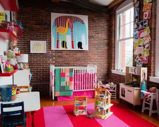 bright colored nursery ideas