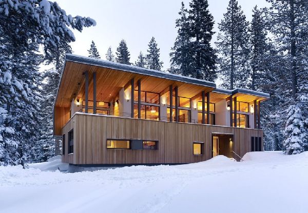 elegant wooden home