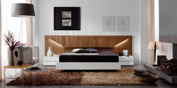 wooden-headboard-for-platform-bed-with-white-couch