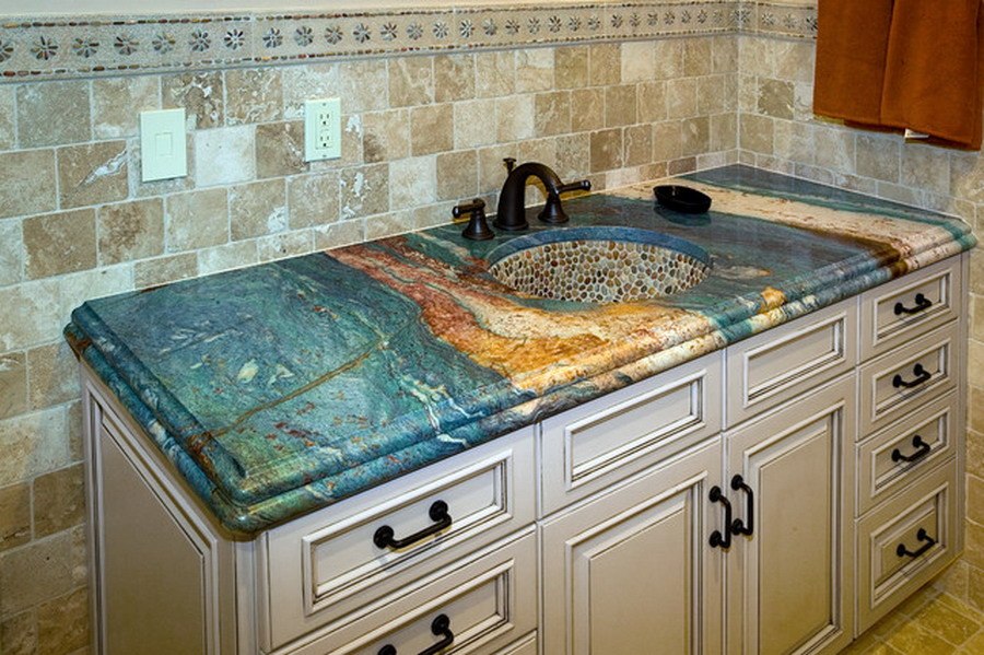 20 One Of A Kind Countertop Designs You'll Love