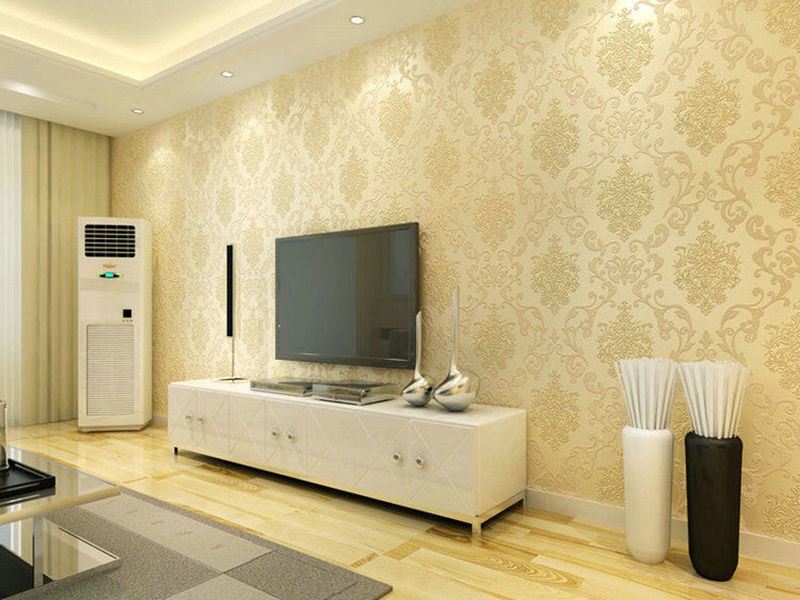 20 Living Rooms With Paintable Wallpaper