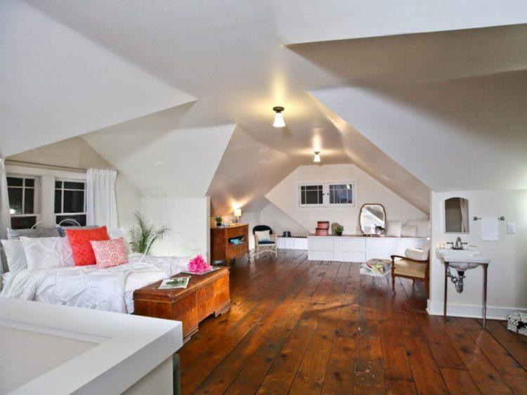 attic-apartment-bedroom-for-girls-style-big-white-king-size-bed-wooden-small-brown-bench-writing-desk-from-maple-wooden-standing-washbasin-ideas-needham-decorative-hardware-bedroom-harmonious-bedroom