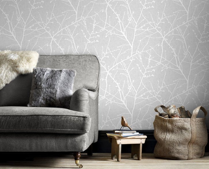 wall paper with tree designs