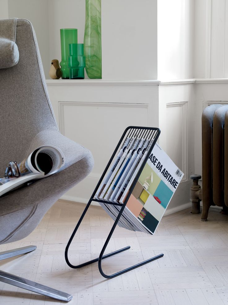 trendy magazine holder for living space