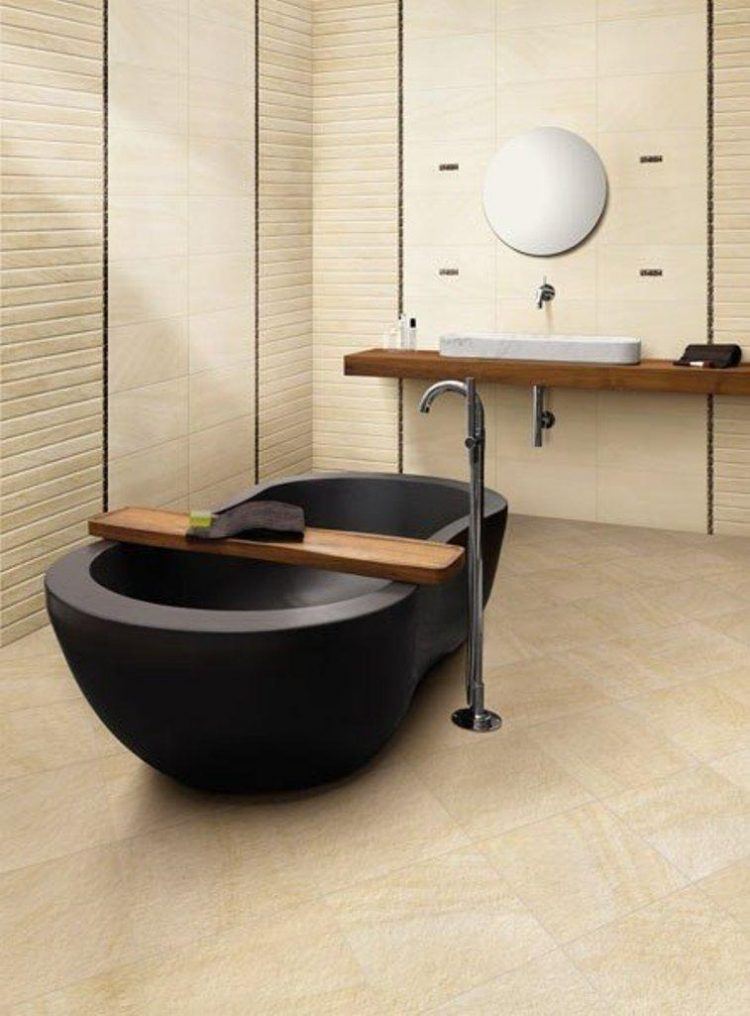 black japanese stone tub