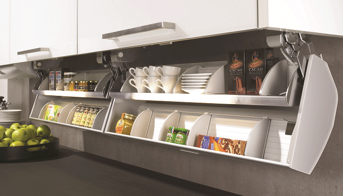 organized storage for kitchen