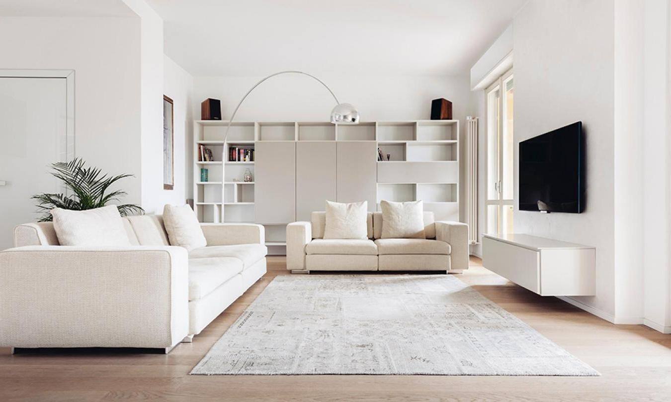 remodel white living room